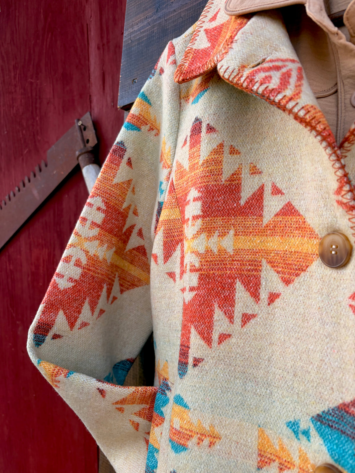 Autumn trails - southwestern dress coat