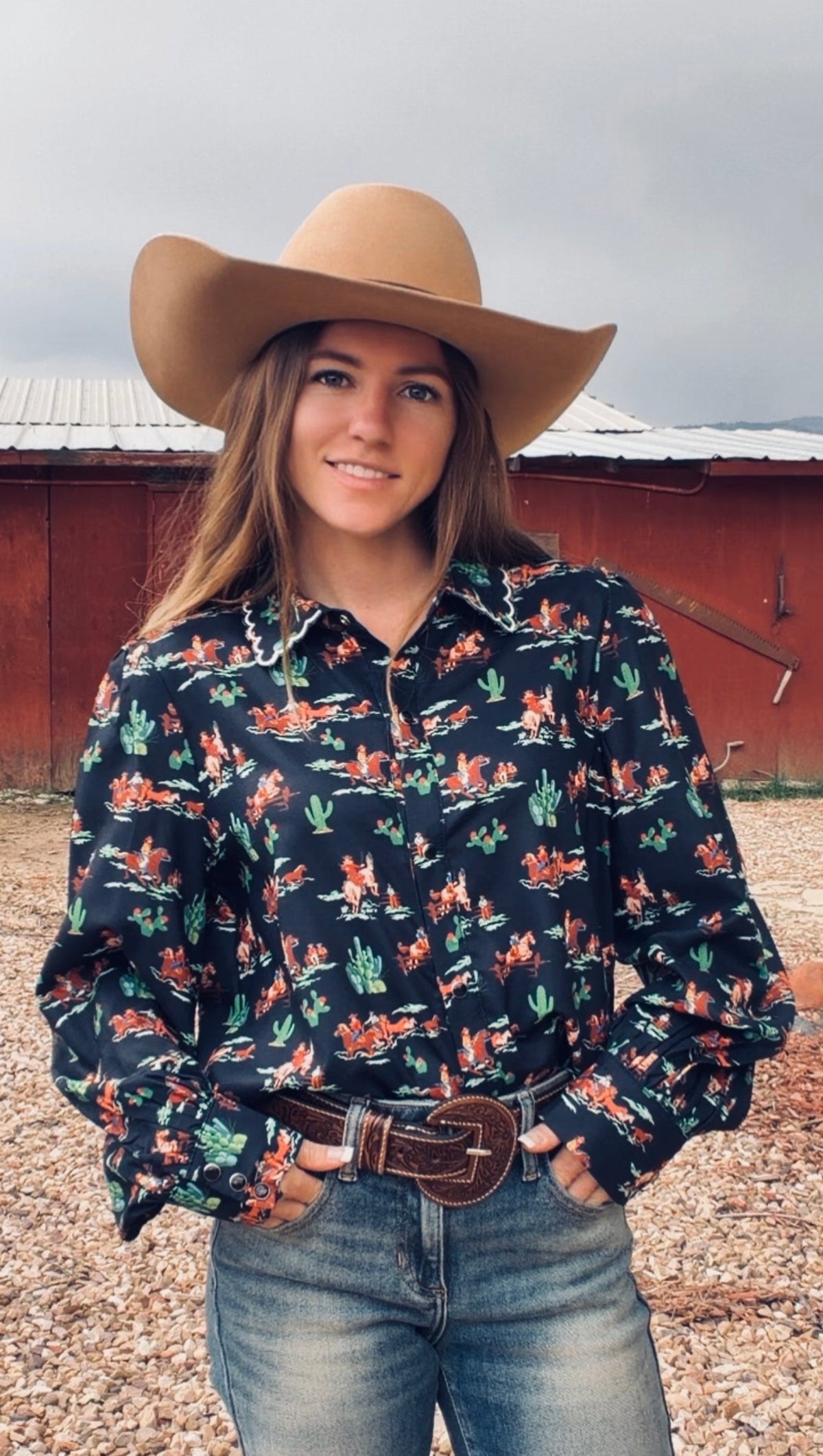 The cowboy country pearl snap
