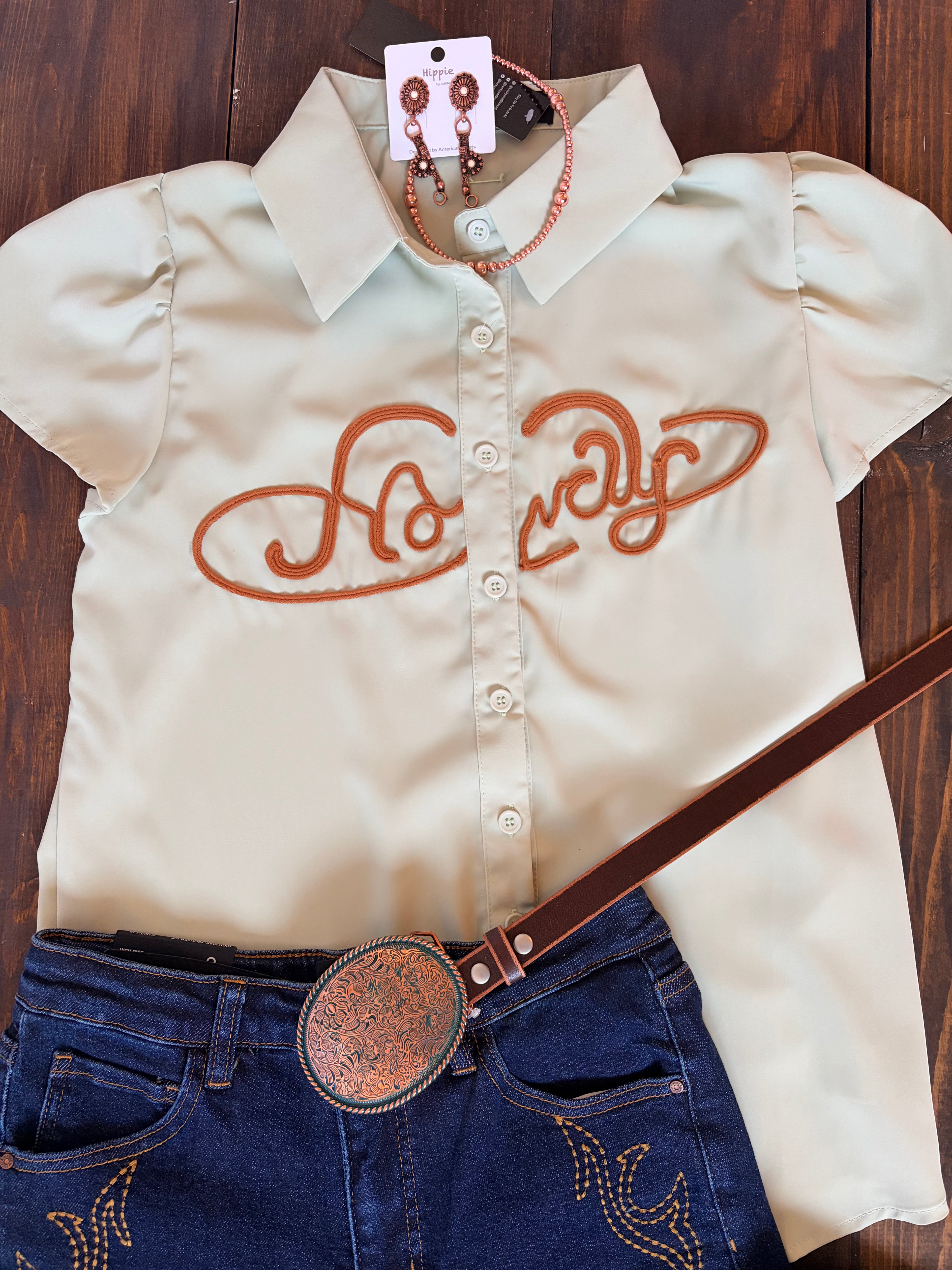 Howdy cowboy - button down