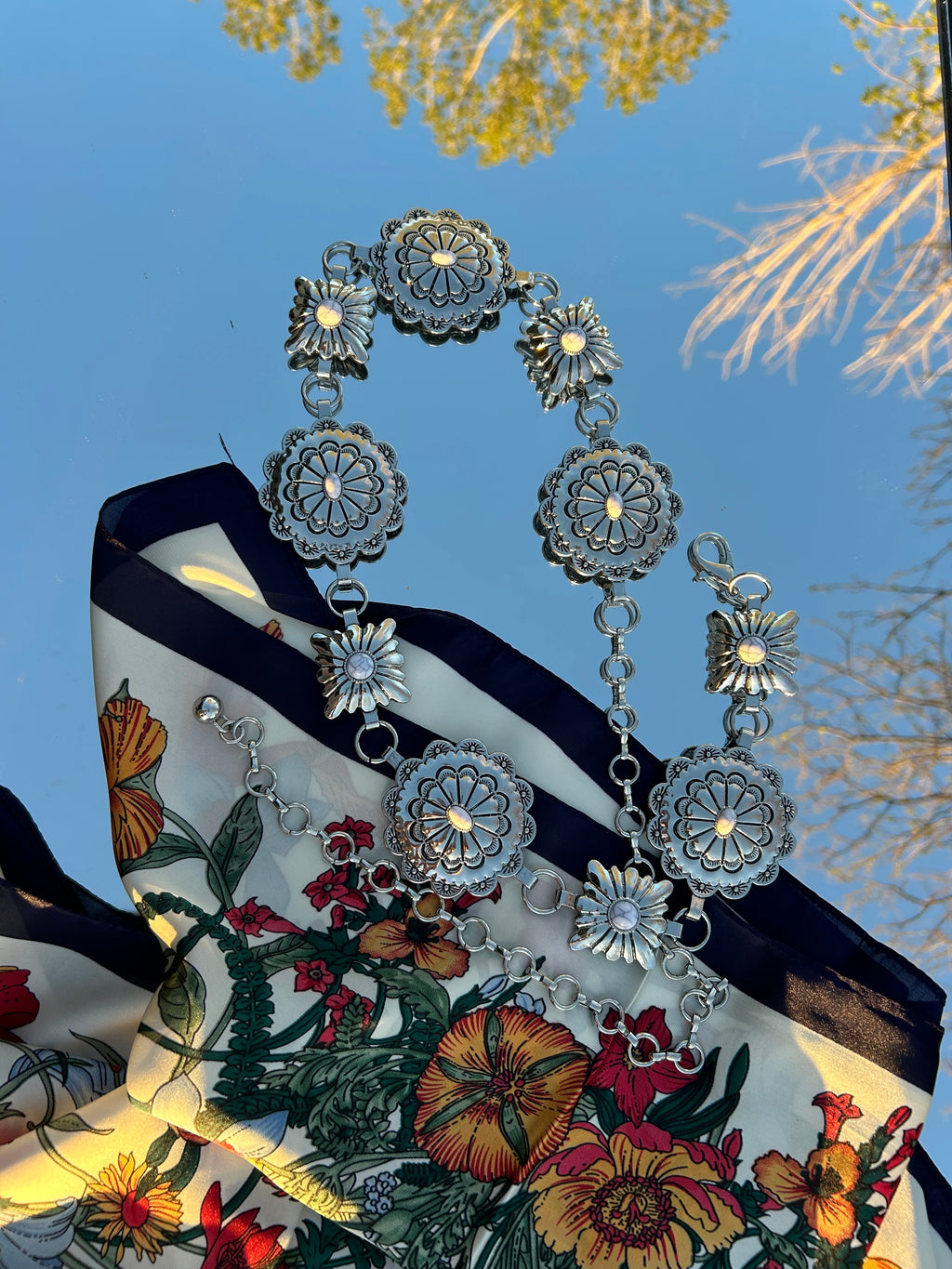 The modern cowgirl - concho belt