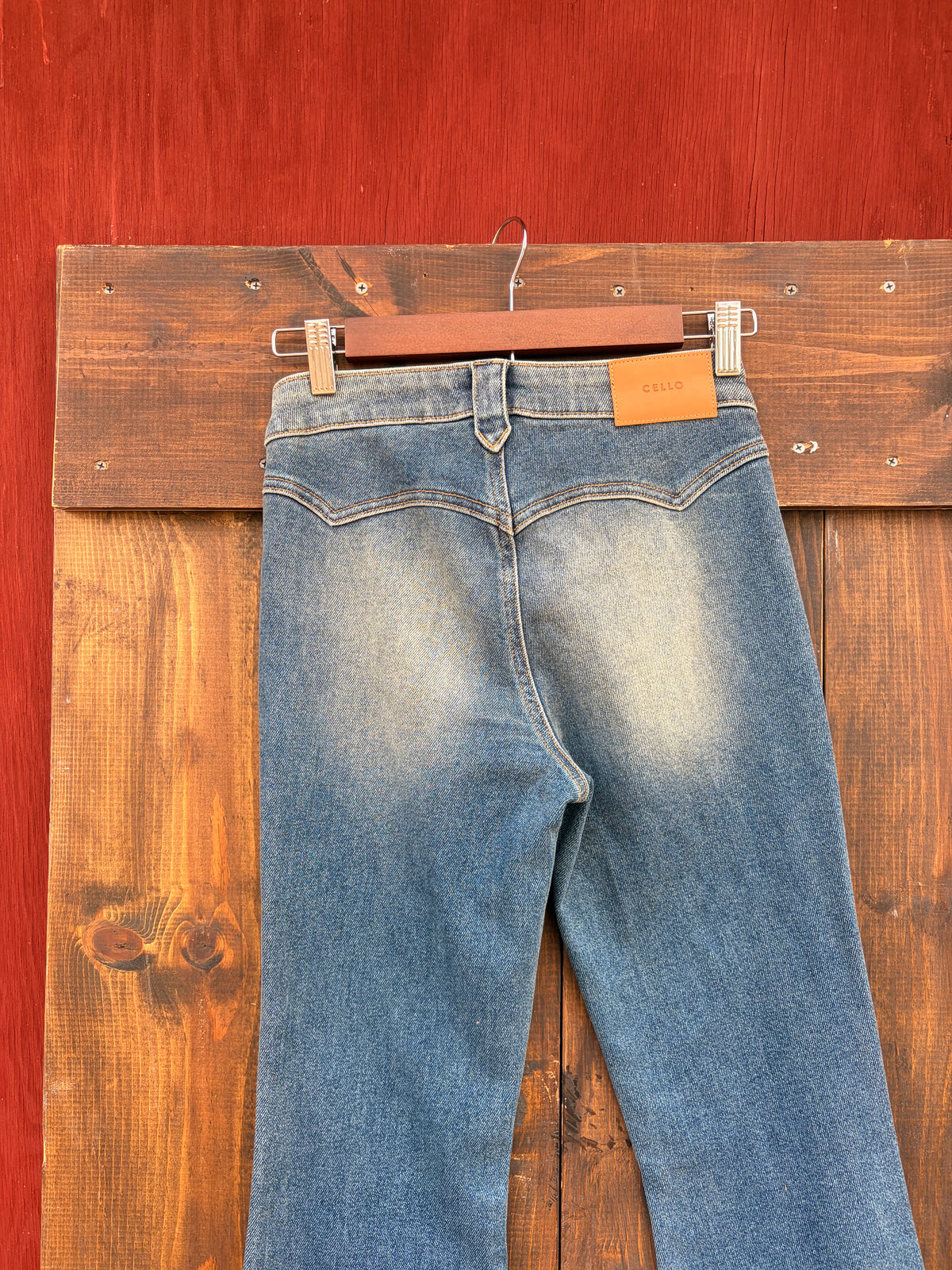 Back in the saddle - light wash jeans