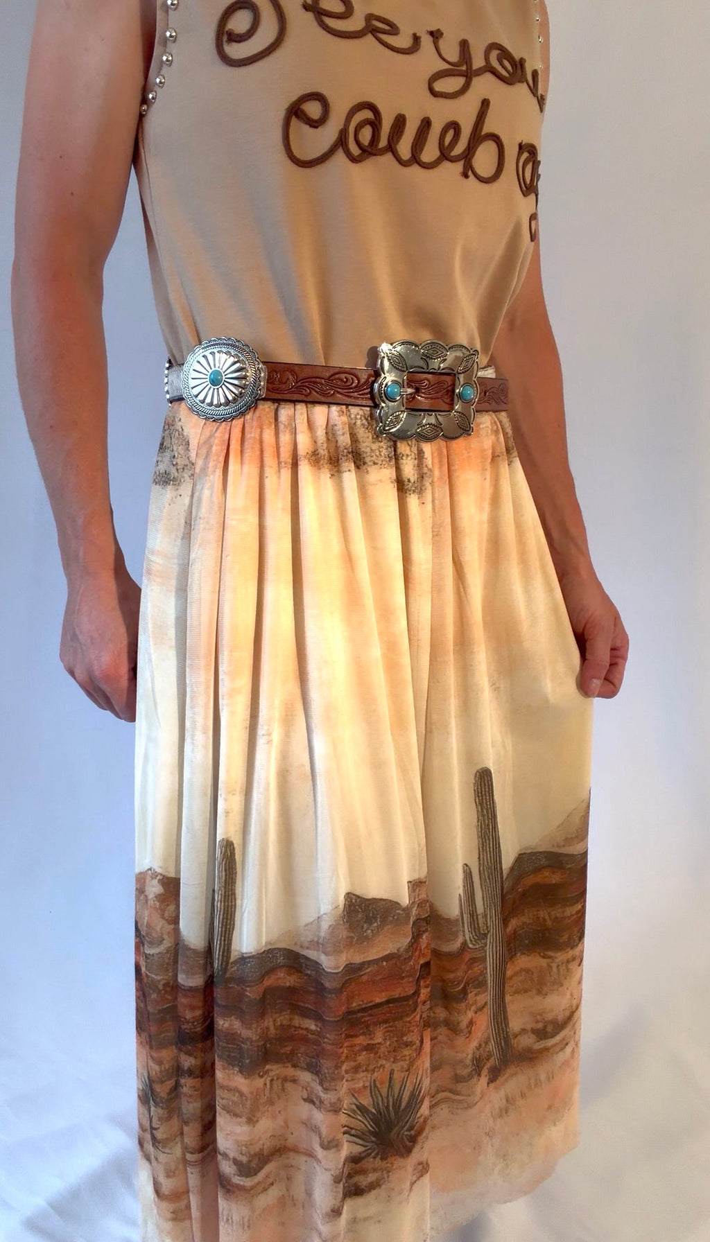 The high plains - hair on hide belt