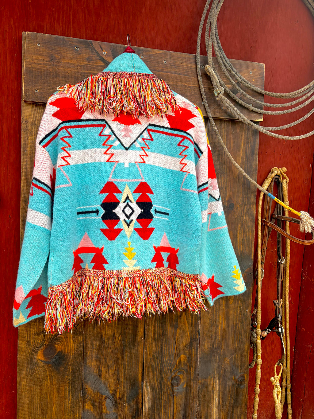 The first frost - fringe cardigan