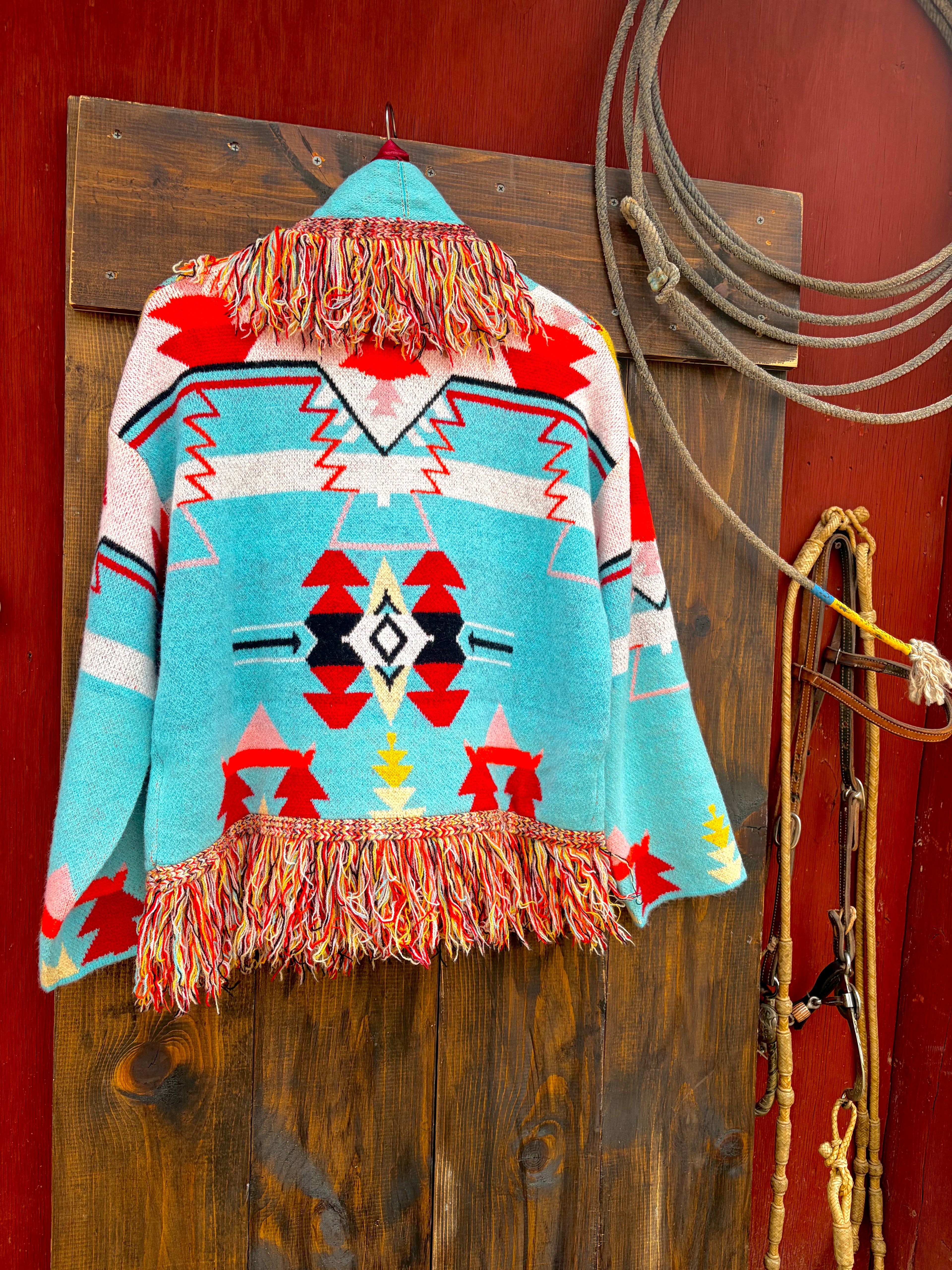 The first frost - fringe cardigan