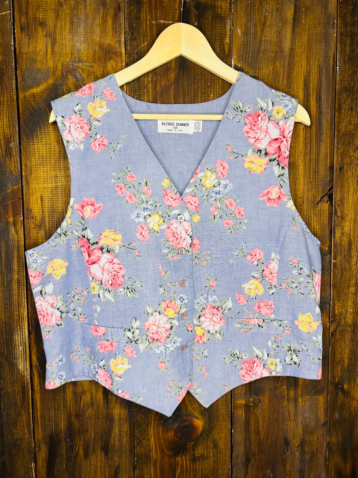 Vintage - Alfred Dunner Floral Vest