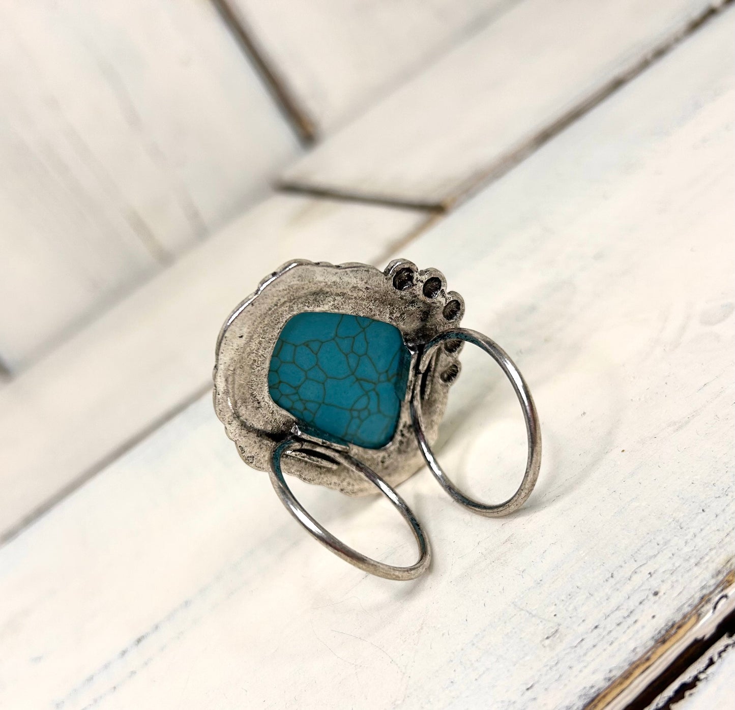 Turquoise scarf slide