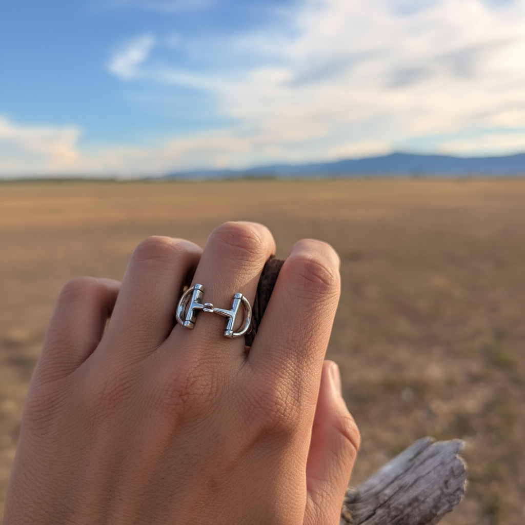 Adjustable snaffle rings