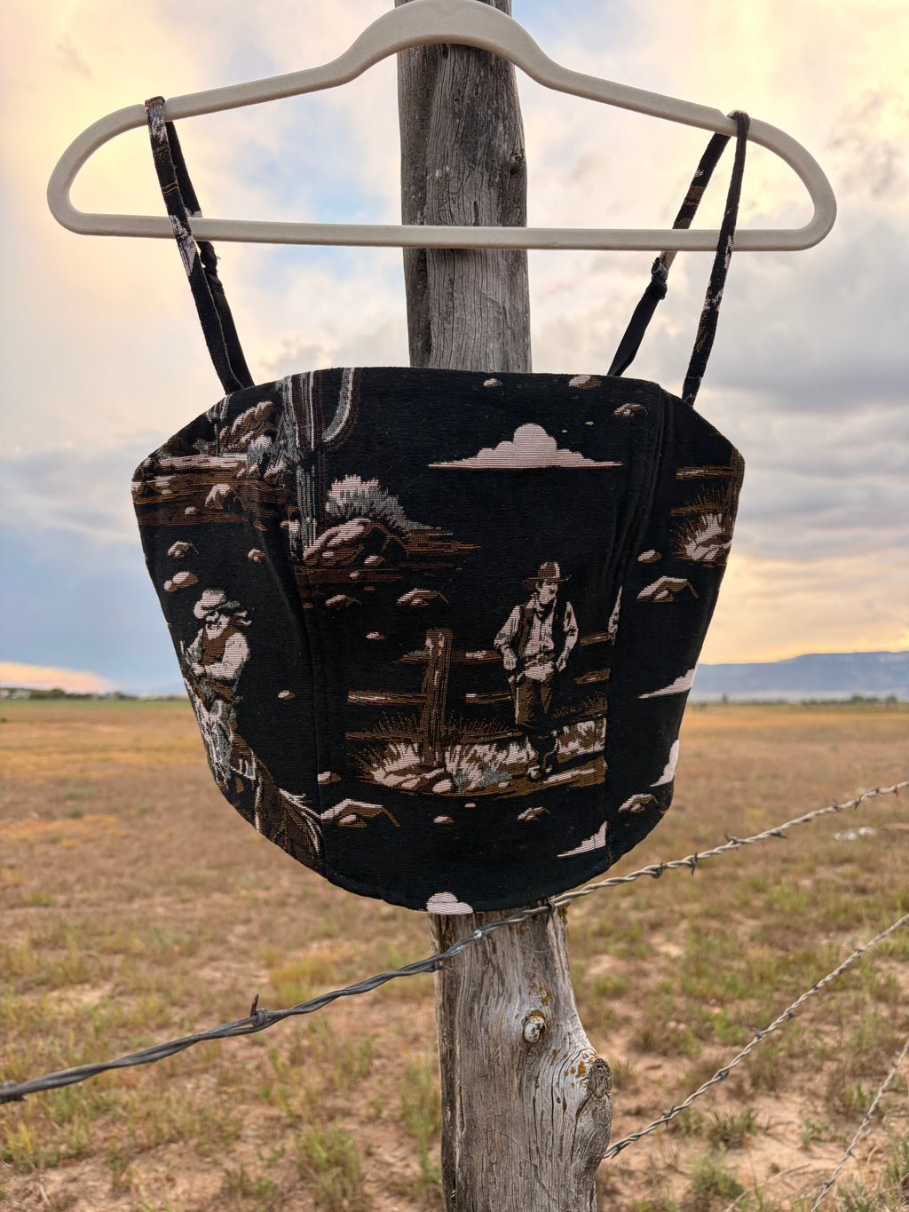 Golden hour rodeo corset