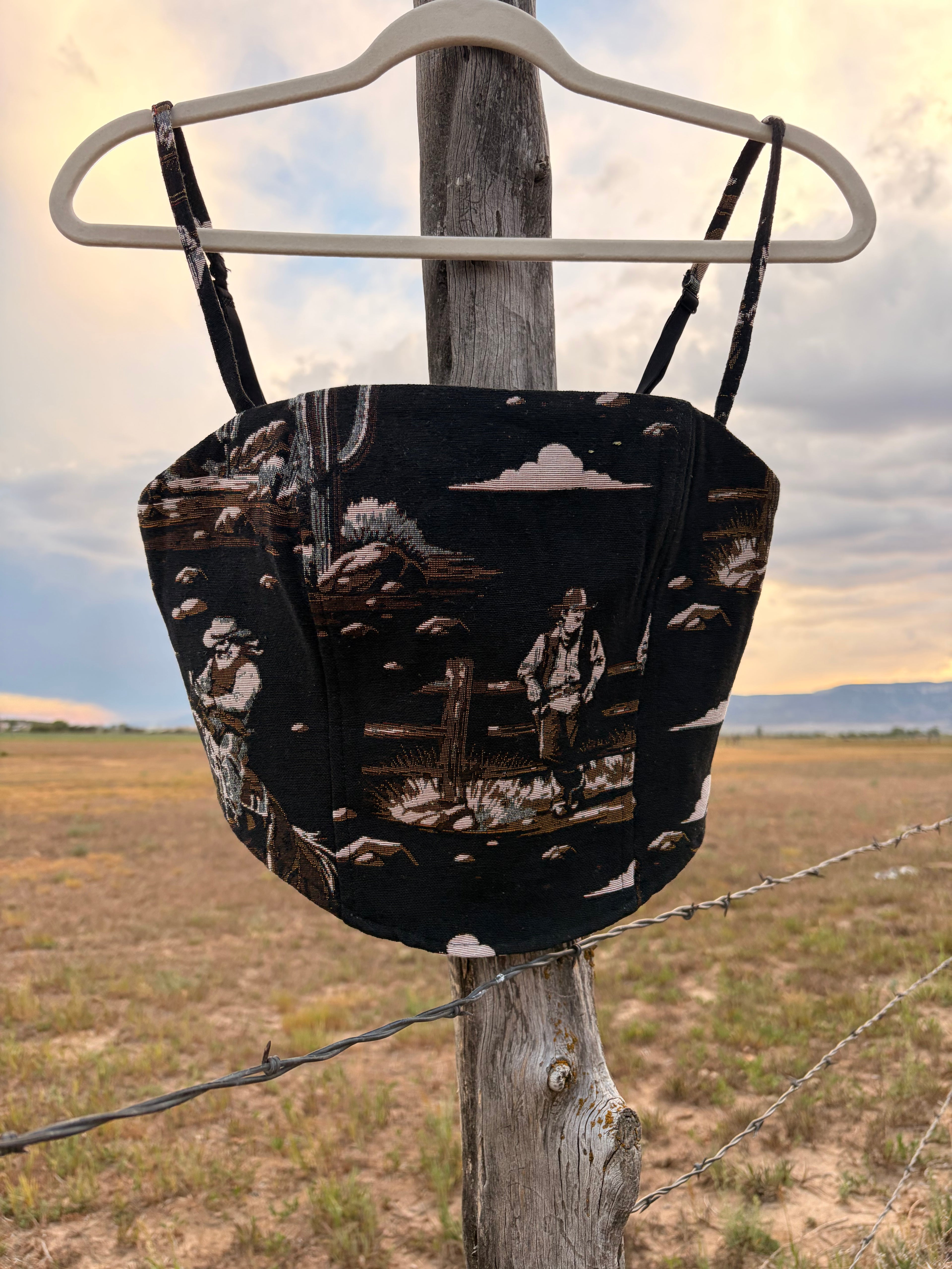 Golden hour rodeo corset
