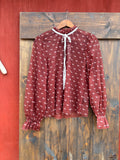 The rusty rodeo - horse print mesh top