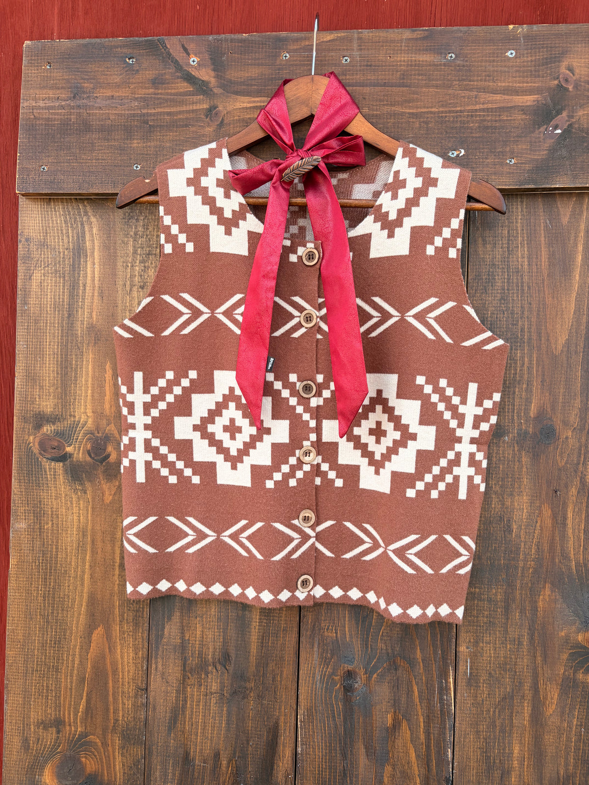 The desert rose - Aztec sweater  vest