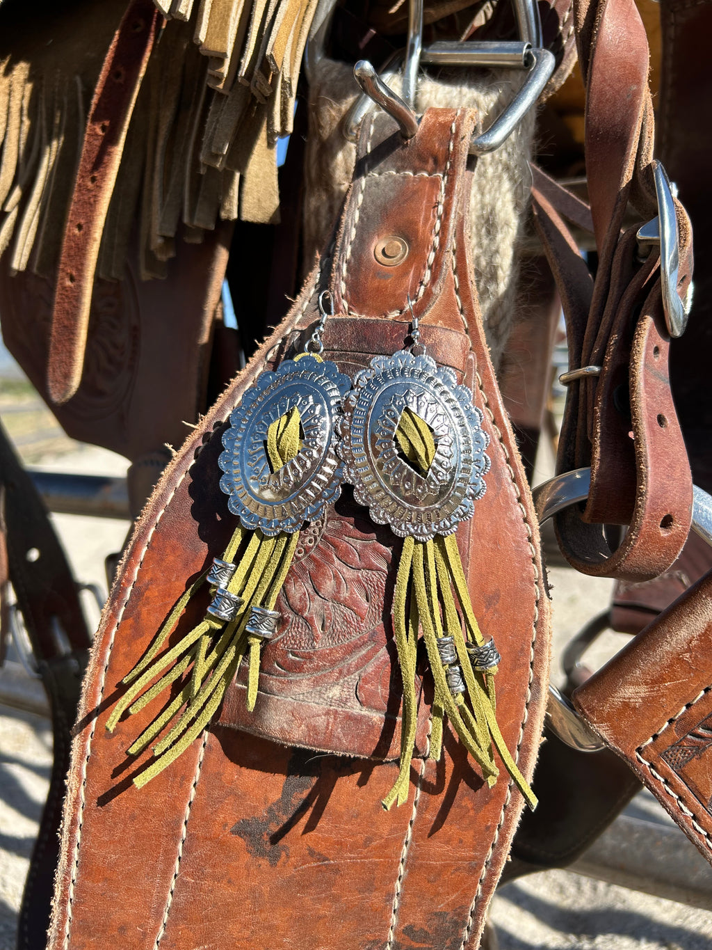 Concho girl - earrings