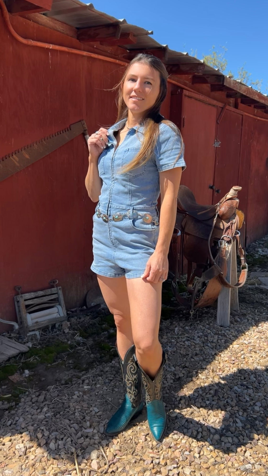 The Cadillac ranch romper