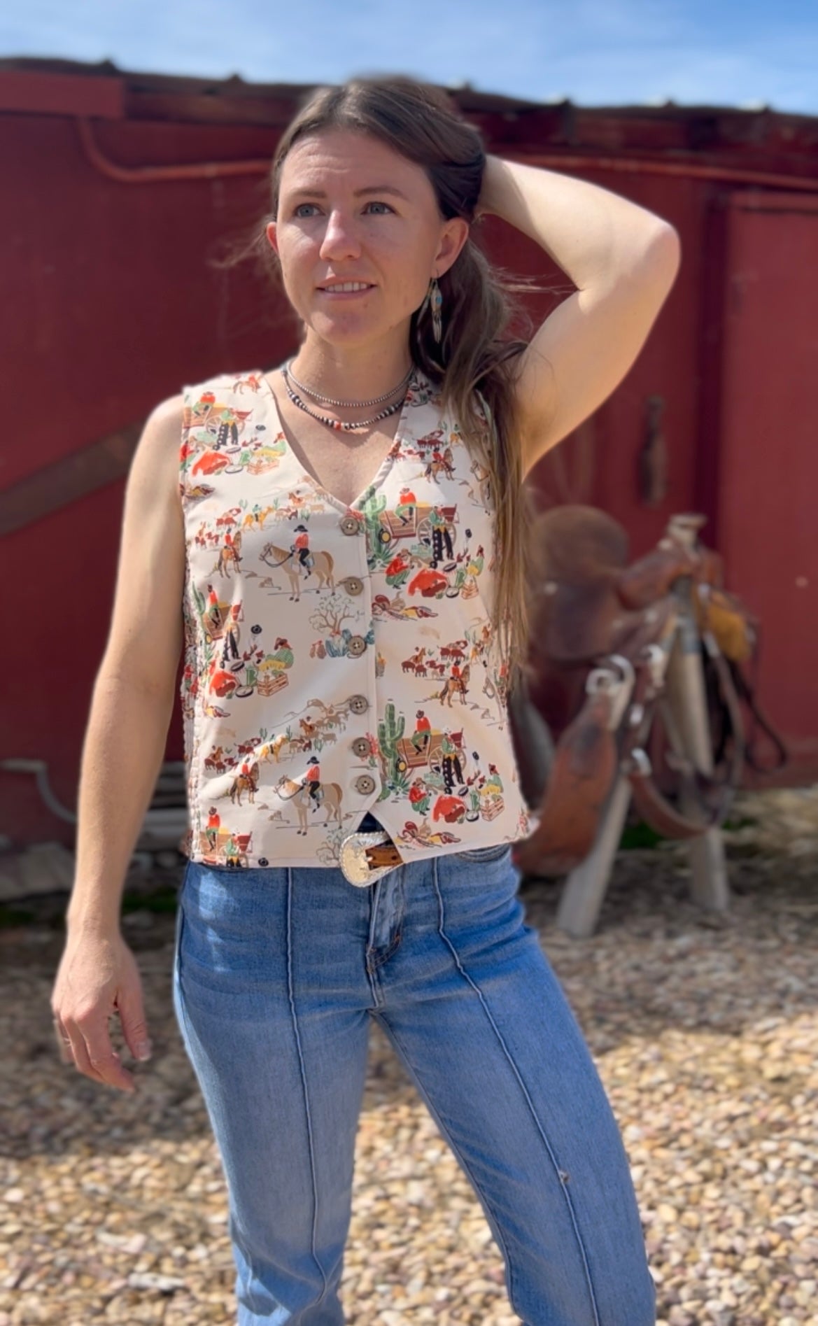 Round the campfire vest