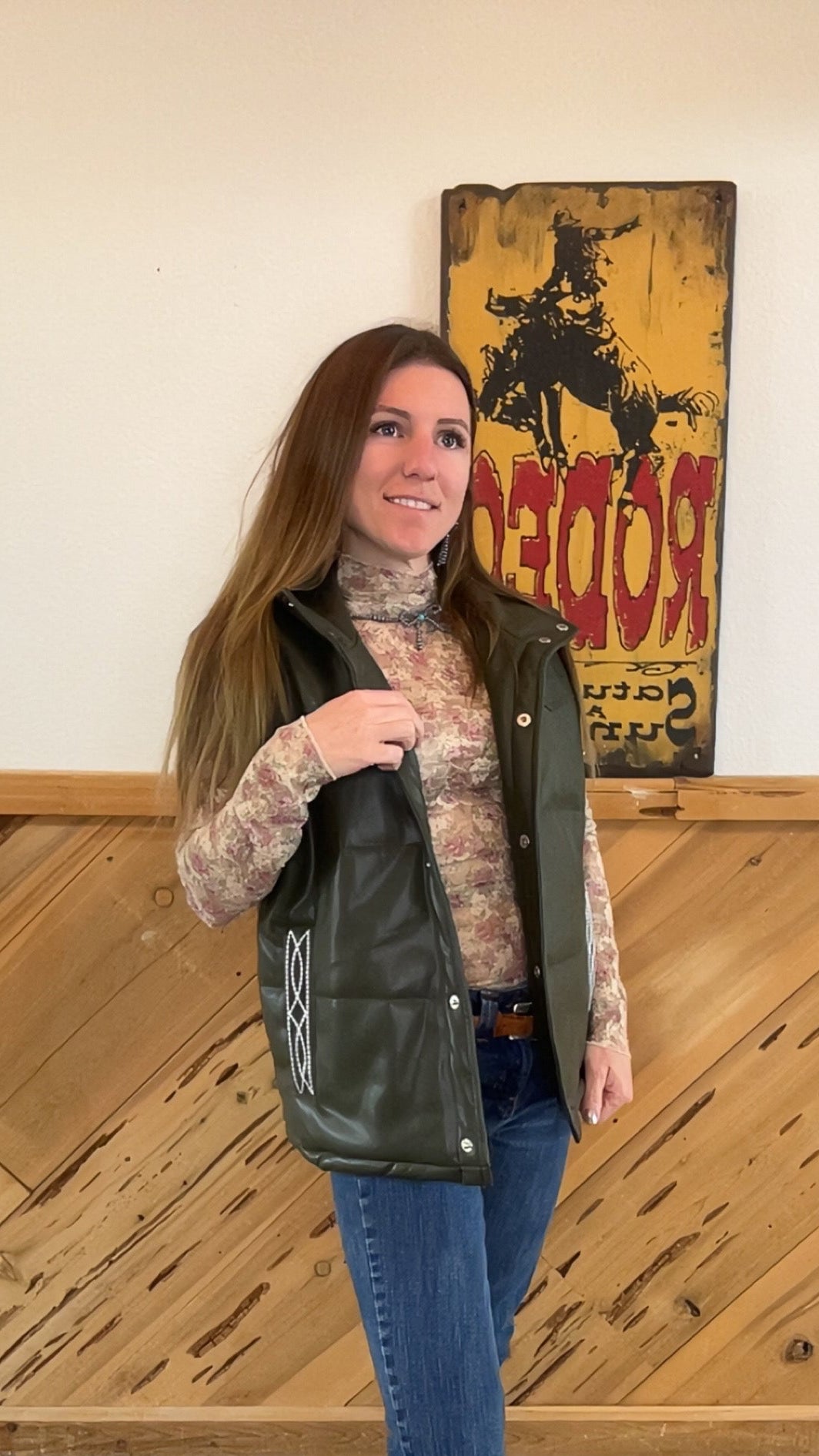 Olives and Boots - snap vest