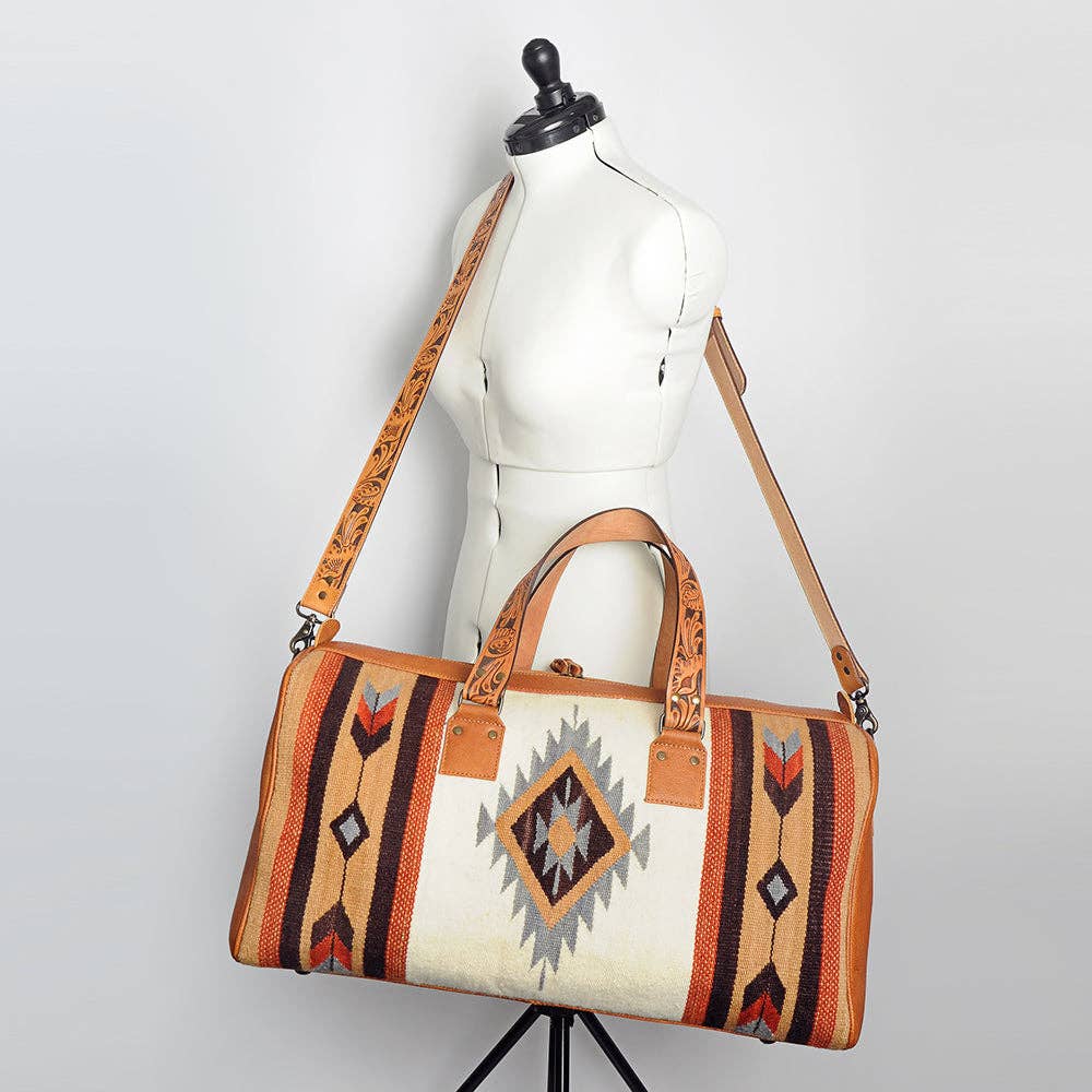 American Darling Weekender Travel Bag - Red Wool