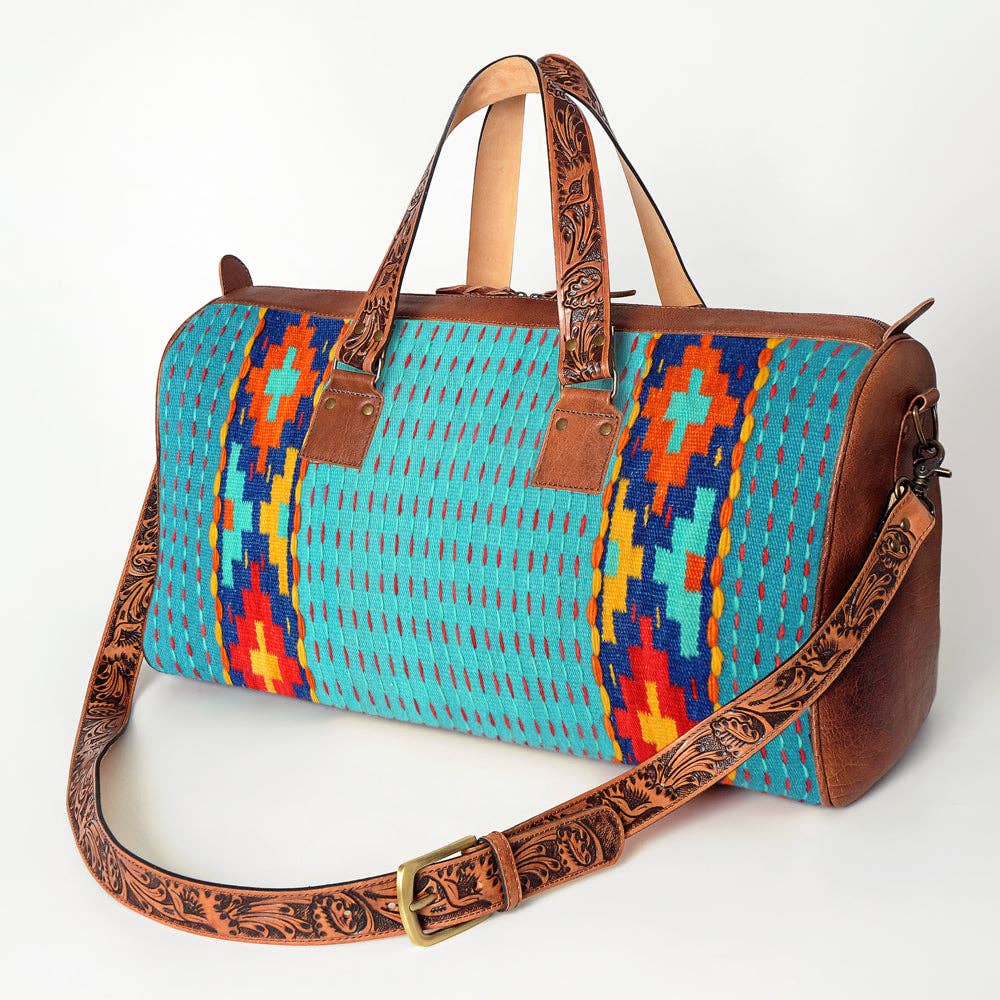 American Darling Weekender Travel Bag - Red Wool